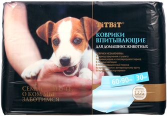 Коврики впитывающие для животных TITBIT (60*90 см/30 шт)