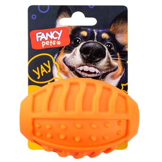 Игрушка для собак FANCY PETS Мячик регби (10*7*5 см)