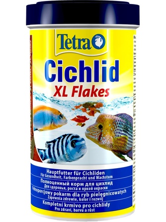 Корм для цихлид TETRA Cichlid XL Flakes, крупные хлопья (500 мл)