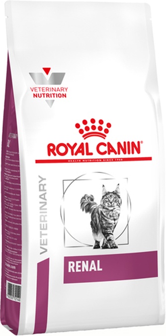 Корм сухой для кошек ROYAL CANIN VETERINARY RENAL при хронической почечной недостаточности (4 кг)