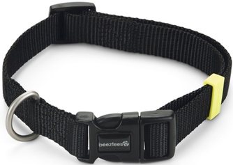 Ошейник нейлоновый для собак BEEZTEES Uni черный (2*50 см)