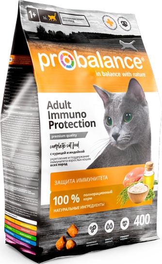 Корм для кошек PROBALANCE курица, индейка