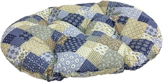 Лежак-подушка для собак БОБРОВЫЙ ДВОРИК №6 пэчворк (106*66 см)