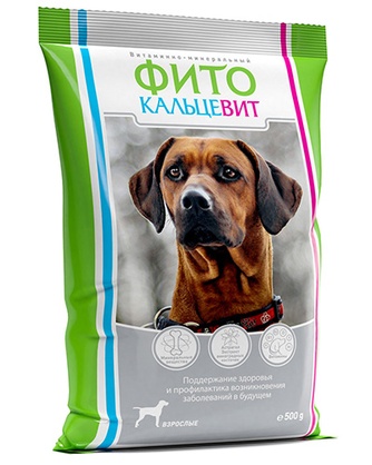 Кормовая добавка для взрослых собак ФИТОКАЛЬЦЕВИТ (500 г)