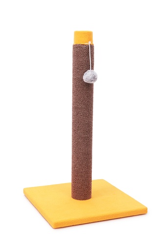 Когтеточка-столбик для кошек RICH BREED LOWCOST, ковролин (30*30*54 см)