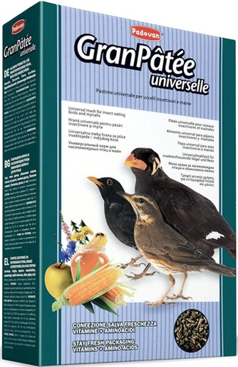 Корм для насекомоядных птиц универсальный PADOVAN GranPatee universelle (1 кг)