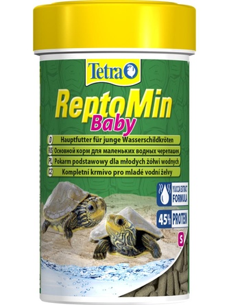 Корм для молодых водных черепах TETRA ReptoMin Baby, мини-палочки (100 мл)