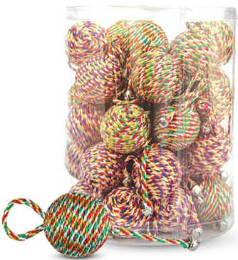 Игрушка для кошек TRIOL Шарик с колокольчиком (5см, туба)