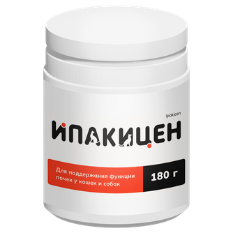 Порошок для кошек и собак APICENNA Ипакицен для поддержания функции почек (180 г)