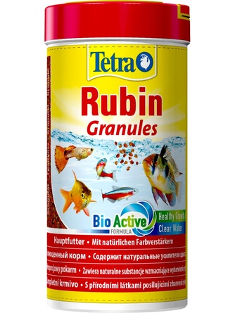 Корм для рыб TETRA TetraRubin Granules усиление естественной окраски, гранулы (250 мл)