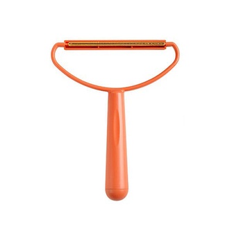 Скребок для удаления шерсти RICH BREED двухсторонний, пластик, оранжевый (16,5*13,5 см)