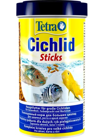 Корм для цихлид и крупных декоративных рыб TETRA Cichlid Sticks, палочки (500 мл)