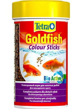 Корм для золотых рыбок TETRA Goldfish Colour Sticks, мелкие шарики (100 мл)