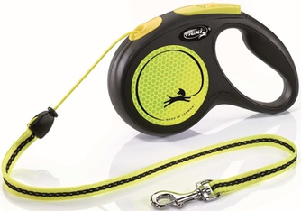 Рулетка для собак до 20 кг FLEXI Neon (5 м)