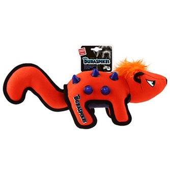 Игрушка для собак GIGWI Duraspikes Скунс с шипами, оранжевый(38 см)