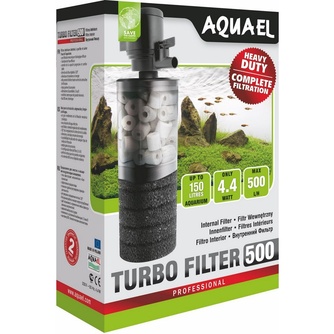 Фильтр для аквариума AQUAEL Turbofilter 500 4,4Вт, 500 л/ч (7*7,6*23,9 см)