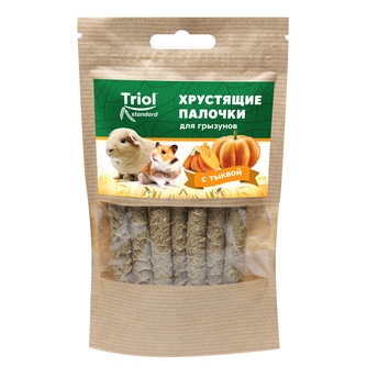Лакомство для грызунов TRIOL Standard палочки хрустящие с тыквой (30 г)