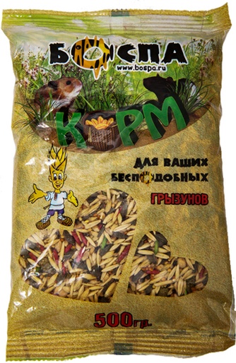 Корм для грызунов БОСПА (500 г)