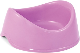 Миска для собак  мелких пород GAMMA Бисквит пластиковая Сиреневая (150 мл)
