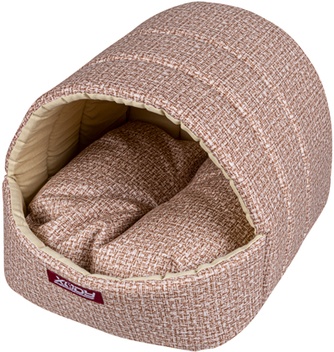 Домик для кошек и собак XODY №2 рогожка Светлый (44*50*40 см)