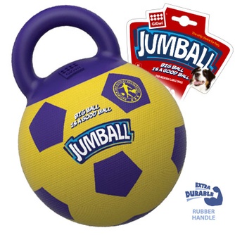 Игрушка для собак GIGWI Jumball Мяч с захватом резиновый (26 см)