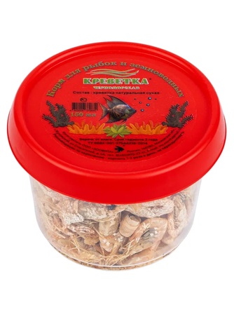 Корм сухой для рептилий ЗООВИТА креветка черноморская сушеная (20 г)
