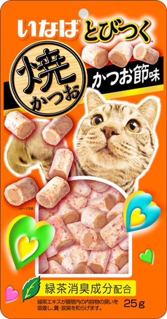 Лакомство для кошек INABA tobitsuku yaki katsuo запеченное cо вкусом кацуобуси (25 г)