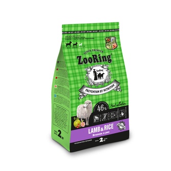 Корм сухой для собак крупных и средних пород ZOORING Lamb & rice с ягненком и рисом (2 кг)