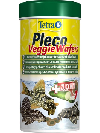 Корм сухой для травоядных, донных рыб TETRA Pleco Wafers чипсы (250 мл)