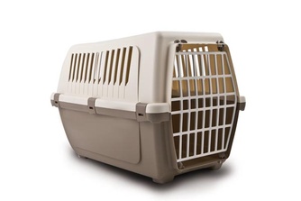 Переноска для кошек и собак  MP-BERGANMO Vision plastic 50 с пластиковой дверцей (48*32*33 см)