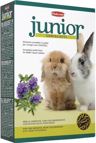 Корм для молодняка кроликов PADOVAN Junior Сoniglietti (0,85 кг)