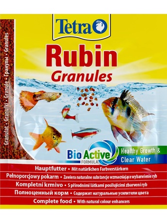 Корм сухой для усиления окраски рыб TETRA Rubin granules гранулы (15 г)