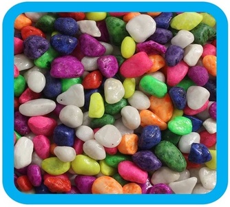 Грунт для аквариума LAGUNA Карамель гранит окрашенный разоцветный (2 кг/8-12 мм)