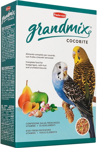 Корм для волнистых попугаев PADOVAN Grandmix Сocorite (1 кг)