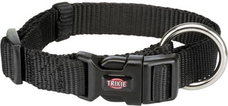 Ошейник для собак TRIXIE Premium черный (S–M/30-45 см/15 мм)