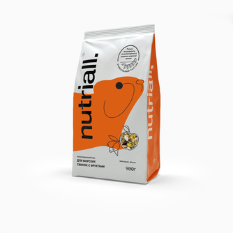 Корм сухой для морских свинок NUTRIALL с фруктами (900 г)