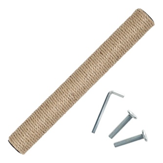 Запасной столбик для когтеточки RICH BREED два крепления гайка под болт, джут (S/52 см)