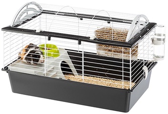 Клетка для грызунов FERPLAST Casita 80 Colours Gabbia серая (78*48*50 см)