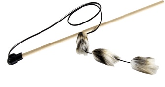 Игрушка для кошек GOSI Дразнилка-удочка Кисточки рыси (50 см)