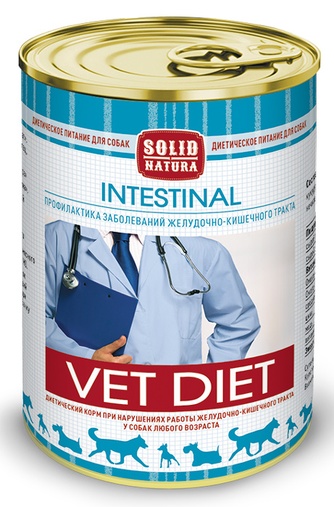 Корм сухой для собак SOLID NATURA Vet Intestinal при нарушениях работы желудочно-кишечного тракта (340 г)