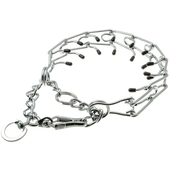 Ошейник для собак средних и крупных пород V.I.PET с резиновыми наконечниками (65 см/3,8 мм)