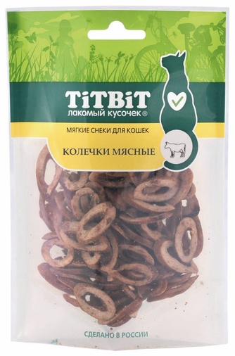 Лакомство для кошек TITBIT лакомый кусочек снеки (40 г)