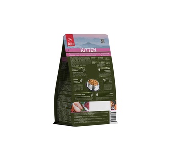 Корм сухой для котят, беременных и кормящих кошек BLITZ Holistic Kitten с индейкой и рыбой (400 г)