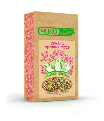 Лакомство для птиц ЧИКА Био семена луговых трав (200 г)