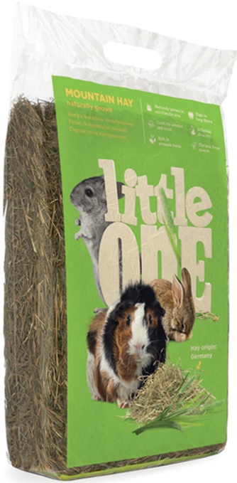 Сено для грызунов LITTLE ONE горное непрессованное (0,4 кг)
