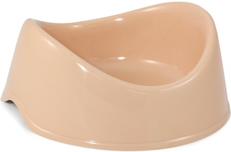 Миска для собак мелких и средних пород GAMMA Бисквит пластиковая бежевая (0,25 л)