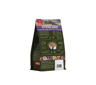 Корм сухой для стерилизованных кошек и кастрированных котов BLITZ Holistic Sterilised с ягненком и рыбой (1,5 кг)