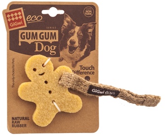 Игрушка для собак GIGWI Gum Gum Маленький Пряник из эко-резины (10 см)