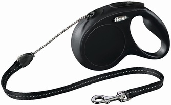 Рулетка для собак до 20 кг FLEXI New comfort черный (M/8 м)