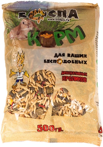 Корм для декоративных кроликов БОСПА (500 г)
